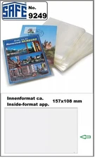 1000 Safe 9249 Postcard Sleeves View Card Sleeves New Format 157X108 100MY