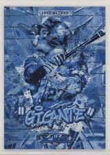 2017 Topps Fire Monikers Blue Chip Jose Altuve #M-11 fo7