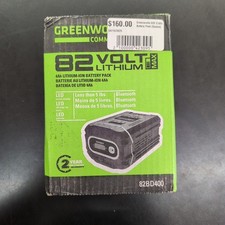 Greenworks 82V 4Ah Bluetooth Battery with Digital Display  82BD400