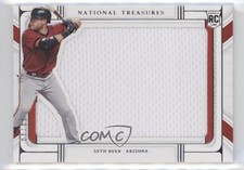 2022 Panini National Treasures Rookie Silhouettes 99/99 Seth Beer #RS-SB 1c0s