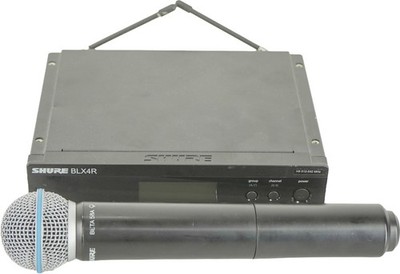 Shure BLX24R/B58 Wireless System W/ Rackmountable Receiver & BETA 58A Microphone