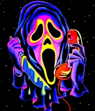 Ghostface Scream Phone Poster