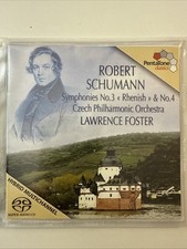 Symphonies 3  4 by Schumann / Czech Po / Foster Super Audio CD SACD , 2009 