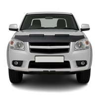 Haubenbra Steinschlagschutz Bonnet Bra FüR Ford Ranger II 2009-2012 Carbon Halb