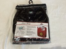 Horse Sense Hay Bag for Trailers or Barn Blk Extreme Durable Nylon 24” x 28” BN