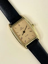 OMEGA De Ville Ladies Vintage 1970’s Gold Tank Dress Watch - 1450