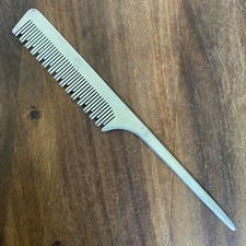 Vintage Goody Metal Rat Tal Teasing Hair Comb 8" USA Made