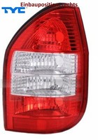 TYC 11-0113-11-2 Heckleuchte Rechts RüCklicht Hecklicht RüCkleuchte FüR Opel