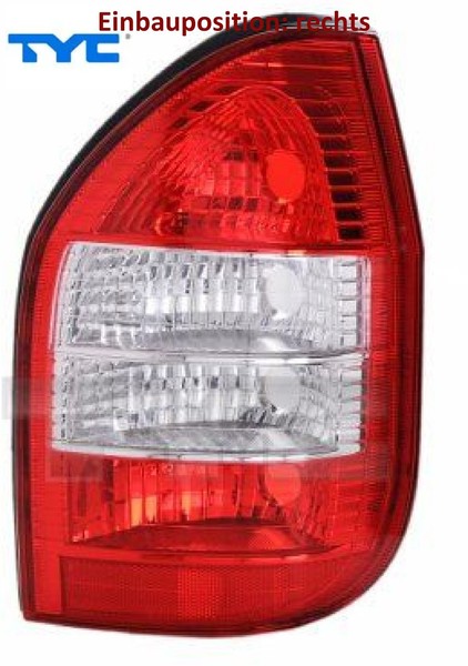 TYC 11-0113-11-2 Heckleuchte Rechts RüCklicht Hecklicht RüCkleuchte FüR Opel-image