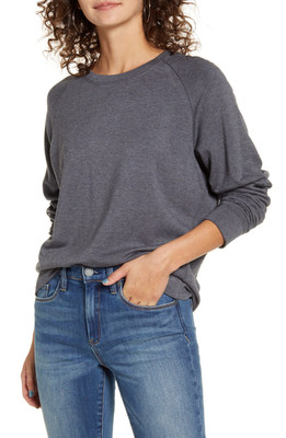 Thread & Supply Womens Reed Sweatshirt in Gray Size XS