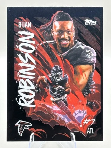 2025 Topps Chrome Bijan Robinson Base (RAW)