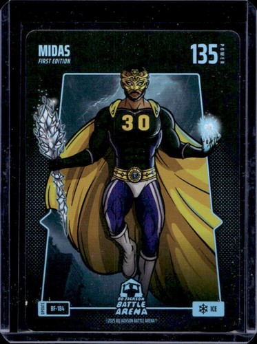 2025 Bo Jackson Battle Arena 1st Edition Midas Ice Battle Foil #BF-184