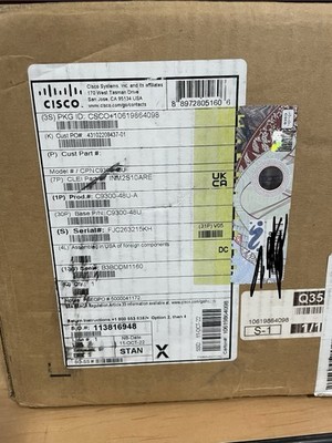 NOB Cisco C9300-48U-A Catalyst 9300 48 Ports UPOE Network Advantage Switch