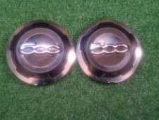 Set coppia Plattoncini Copri Mozzi Borchie Per Cerchi In Lega Fiat 500 L