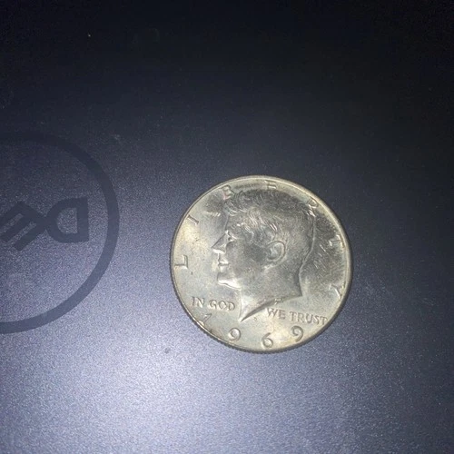 1969 D Kennedy Half Dollar AU