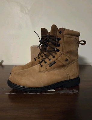 Rocky Waterproof 8'' Ranger Boots Thinsulate Insulated Vibram Tan Men's 11.5W EUC