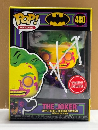 SIGNED Funko Pop! BATMAN DCEASED - THE JOKER #480 COA AUTHENTICATED