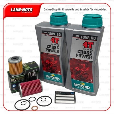 Service Kit für  KTM EXC / SX / MXC 250-525 Öl+Ölfilter Motorex Crosspower 10W60