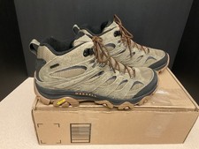 New! Mens Merrell Moab 3 Mid Olive/Gum Waterproof Hiking Boots. Size 11. Nice!!! New! Mens Merrell Moab 3 Mid Olive/Gum Waterproof Hiking Boots. Size 11. Nice!!! - Image 1