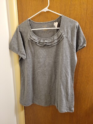 Northcrest Womens Medium M 10 12  Blouse Top Shirt Brand New Nwt Pilled