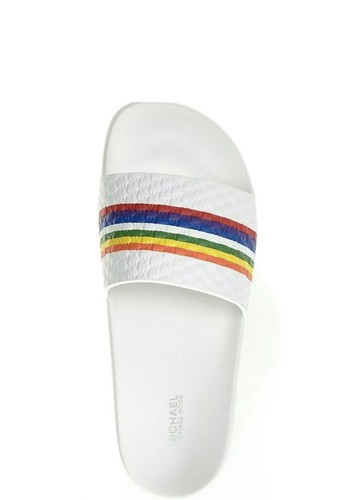 michael kors gilmore slides rainbow