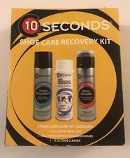 3 pcs Shoe Cleaner Kit by 10 Seconds Water Repellent Deodorizer Shoe Cleaner