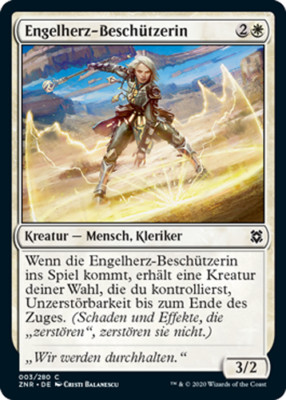  Magic the Gathering - Engelherz-Beschützerin - ZNR-DE003 MtG NM