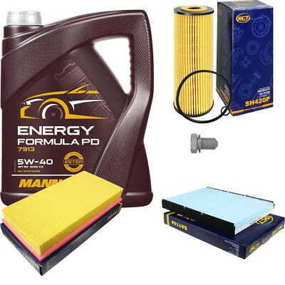 SCT Inspektionspaket 5 L MANNOL Energy Formula PD 5W-40 für VW Golf IV Variant