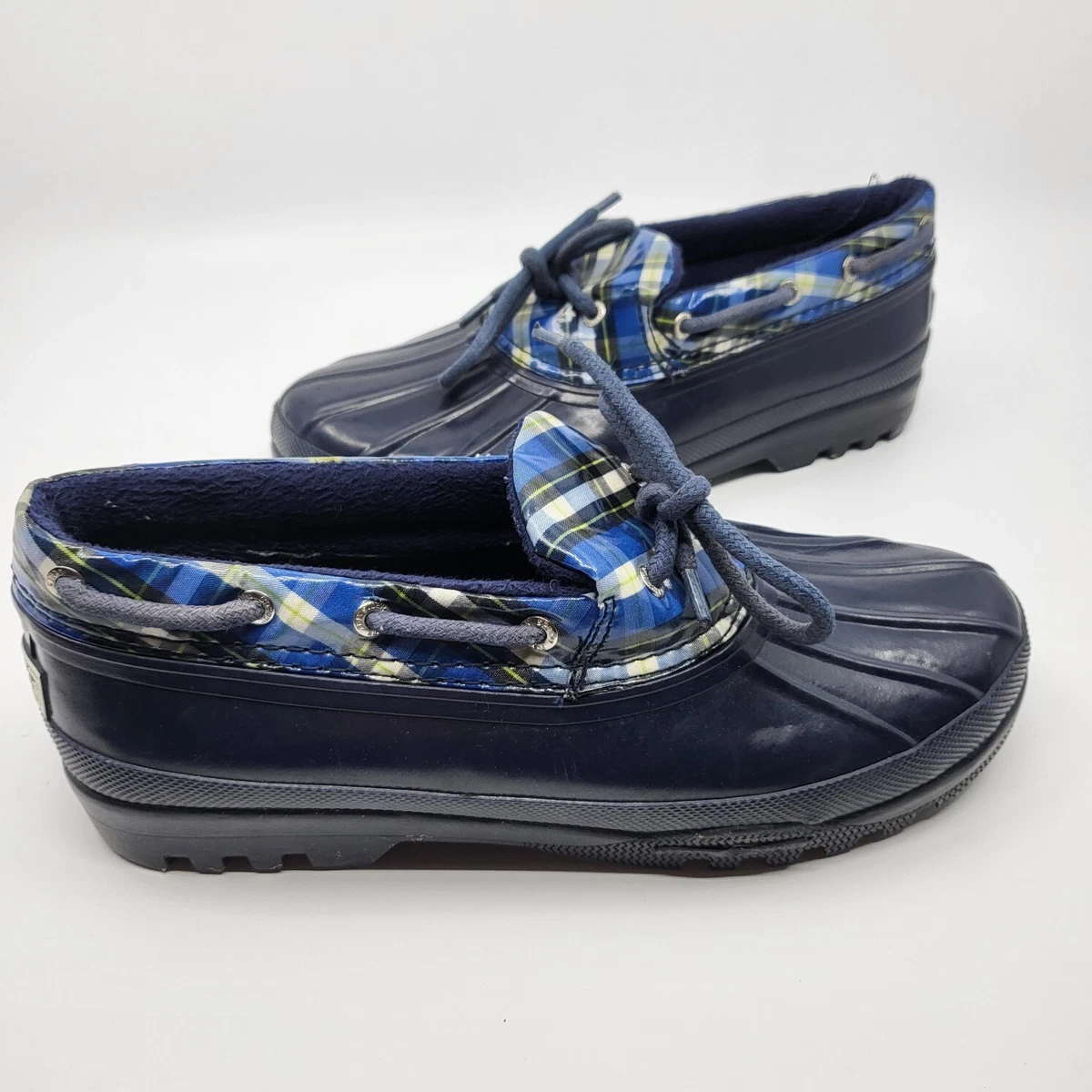 Sperry slip on duck shoes clearance