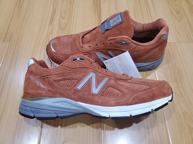 New Balance 990v4 Made In USA Jupiter Burnt Orange M990JP4 ...