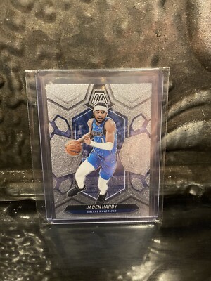2023-24 Panini Mosaic Jaden Hardy #132 White Sparkle SSP - Dallas Mavericks