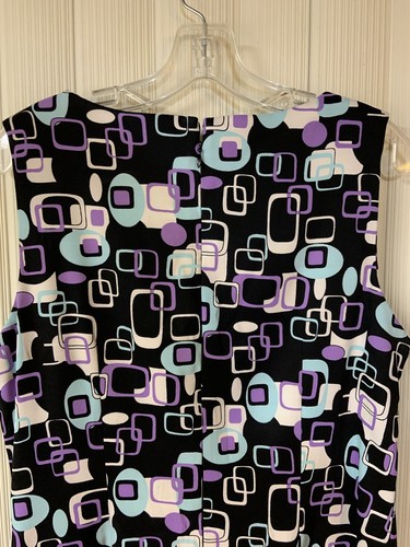 Connected Apparrell Women’s Dress, Size 14, Sleeveless, Multicolored, Pencil - Picture 7 of 9