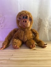 Vintage Russ Berrie Plush Monkey Rutherford III Thumb Suck Stuffed Toy