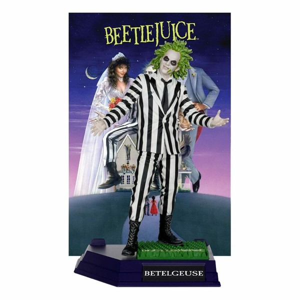Beetlejuice 1988 - Movie Maniacs - Beetlejuice Action Figure Mcfarlane-image