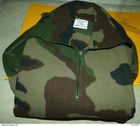 CHEMISE MILITAIRE POLAIRE CAMOUFLEE F1 DE L'ARMEE FRANCAISE ,Taille 112 OU 120