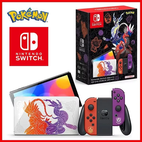 Nintendo Switch OLED Model: Pokemon Scarlet & Violet Edition Japanese 