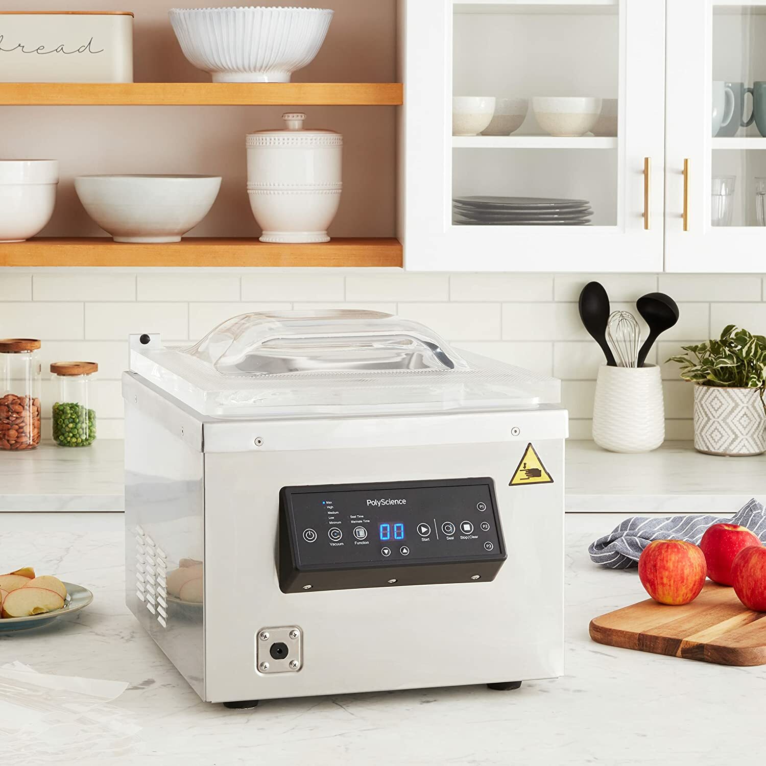 Breville PolyScience Chamber Vacuum Sealer with Clear Lid, VSCH300