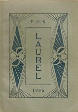 High School Yearbook Farmington Maine ME Farmington High School Laurel 1936
