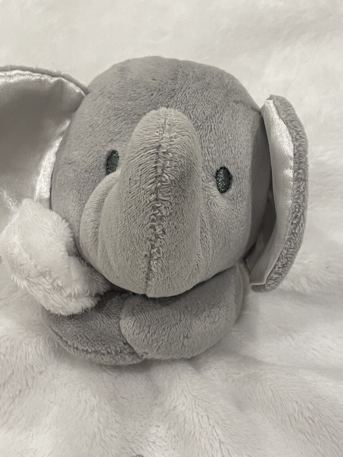 Elephant Lovey Baby Starters Security blanket I love you to moon And