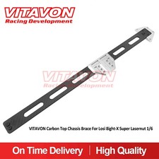 Vitavon Carbon Top Chassis Brace For Losi 8ight-X Super Lasernut 1/6 LOS251129