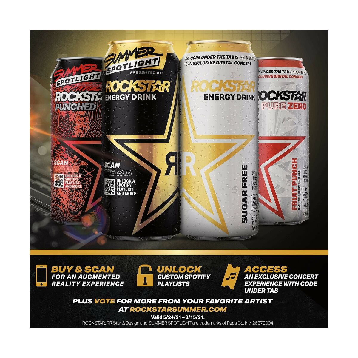 Rockstar Energy Drink, Original, 16Oz Cans (12 Pack) (Packaging May Vary)