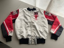 VTG Chalkline 90s Michael Jordan Chicago Bulls Bomber Jacket Boy/Girl Size 18/20