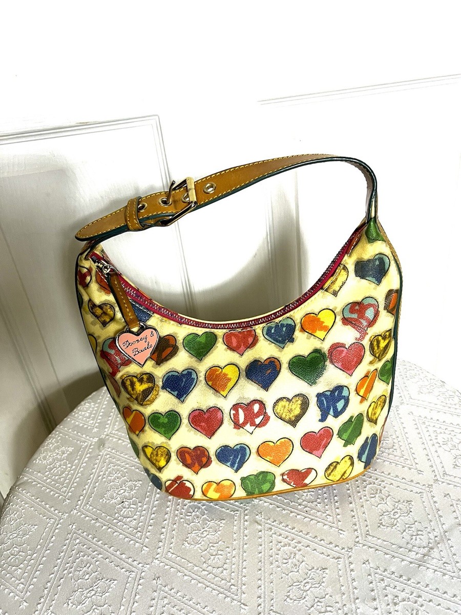 DOONEY & BOURKE?RARE~VINTAGE? Multicolor Heart Monogram  display picture 1