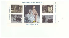SWEDEN SC.1386 SWEDISH FILM HISTORY MNH S/S BKPG19