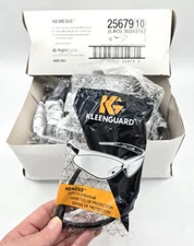 *Box Of 12* KleenGuard 25679 Safety Glasses, Anti-Fog Black Frame w/ Strap NEW
