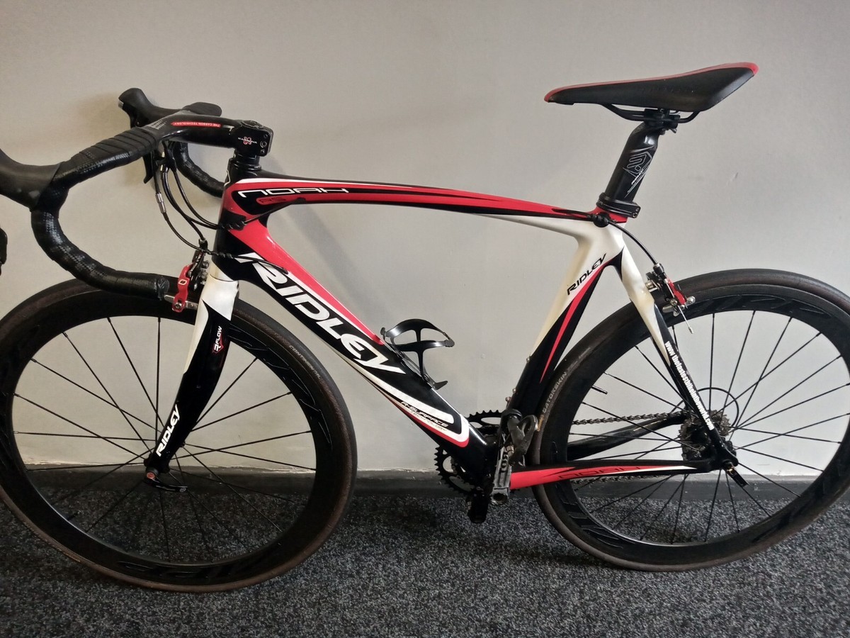 Ridley Noah RS 56 Cm Carbon Road Bike 50mm Aero Fast Wheels Ridley Noah RS 56 Cm Carbon Road Bike 50mm Aero Fast Wheels