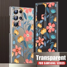 Flower Hard Shockproof Phone Case Cover For Samsung S24 S23 Ultra S22 S21 FE A54