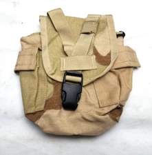 USGI Army 1QT General Purpose Canteen Pouch Cover Molle II 3-Color Desert MINT