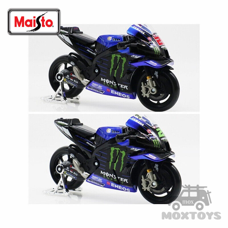 1:18 Maisto Novo 2022 Equipe De Corrida De Fábrica Yamaha #21 #20