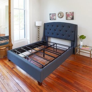 Full Size Bed Frame Sturdy Metal Mattress Base Replaces Bed Frame And